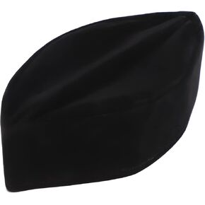 TOPINCN Soft Comfortable Muslim Hat Male Black Southeast Asian Malay Islamic Worship Foldable Deformation Portable Velvet Cardboard Fixed