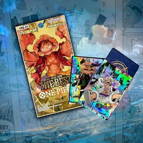 One Piece Booster Pack (1 PRB-01 Booster Pack) with Holographic Sleeves (Japanese Edition)