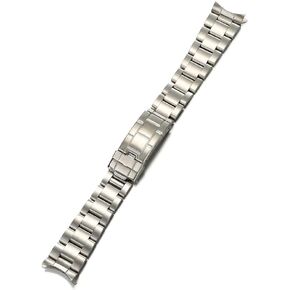 316L Stainless Steel 20 mm Curved End Flip Lock Oyster Band Bracelet,Oyster 20 mm Watch Strap Fit For Roelx EXPLORER 36 mm Watches
