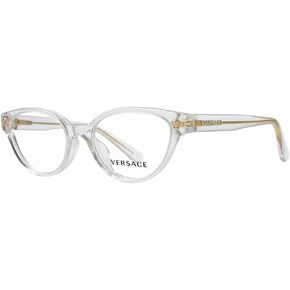 Versace Kids VK 3322U 148 Crystal Plastic Cat-Eye Eyeglasses 47mm