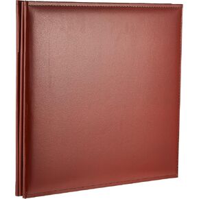 Pioneer 12 Inch by 12 Inch Snapload Sewn Leatherette Cover Memory Book, Brown
