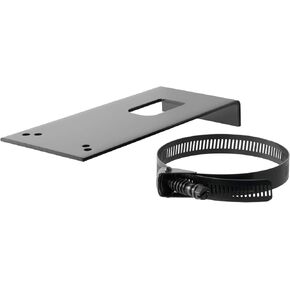 CURT 57202 Vehicle-Side Trailer Wiring Harness Clamp-On Bracket Mount for 7-Way Round or RV Blade , Black