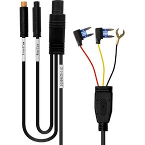 PORMIDO Hardwire Kit for PRD80 Mirror Dash Cam, Low Voltage Cut-Off for Vehicle Battery Protection