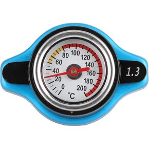 Car Radiator , Universal Car Thermostatic Radiator Leakproof Water Cover with 0.9-1.3 Bar Temperature Gauge(Small head 1.3par) Other Accessories