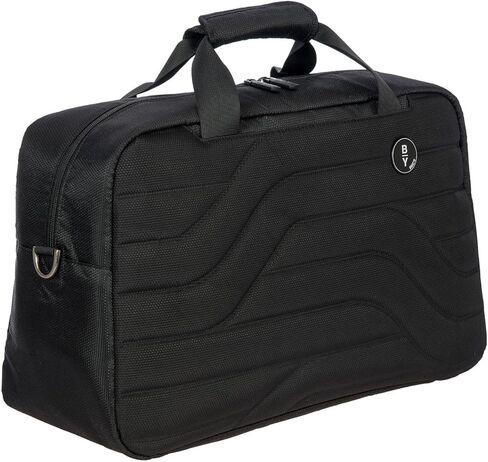 Bric's B|Y Ulisse Duffel Bag - Luxury Weekender Bags for Women and Men - Premium Carry On Bag and Overnight Bags - The Perfect Personal Item Bag for Travel - Black in Kuwait