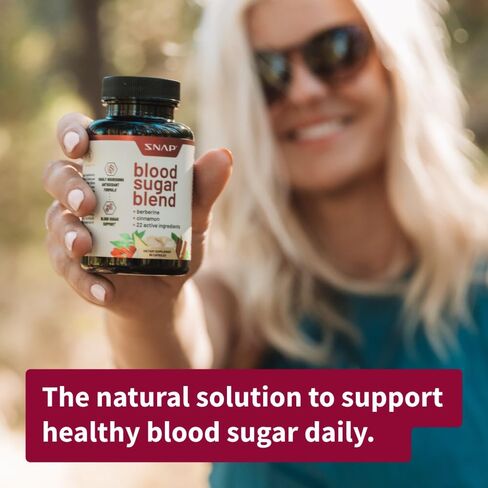 Snap Supplements Blood Sugar Blend - Support Healthy Blood Glucose Levels, 60 Capsules (Pack of 3) in Saudi Arabia