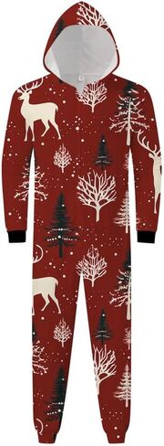 Moonight Christmas Pajamas for Family Adult Onesie Pajamas Christmas Matching Pajamas for Couples Onesie in Saudi Arabia