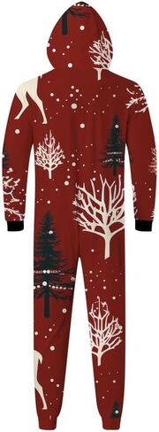 Moonight Christmas Pajamas for Family Adult Onesie Pajamas Christmas Matching Pajamas for Couples Onesie in Saudi Arabia