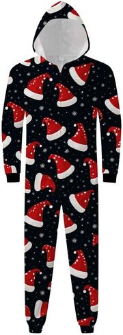Moonight Christmas Pajamas for Family Adult Onesie Pajamas Christmas Matching Pajamas for Couples Onesie in Saudi Arabia