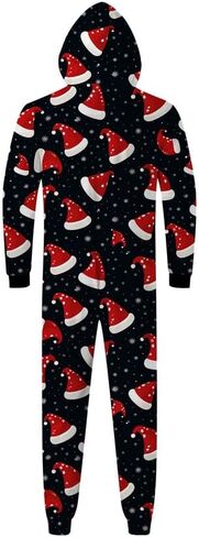 Moonight Christmas Pajamas for Family Adult Onesie Pajamas Christmas Matching Pajamas for Couples Onesie in Saudi Arabia