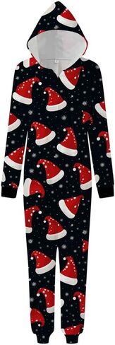 Moonight Christmas Pajamas for Family Adult Onesie Pajamas Christmas Matching Pajamas for Couples Onesie in Saudi Arabia