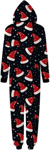 Moonight Christmas Pajamas for Family Adult Onesie Pajamas Christmas Matching Pajamas for Couples Onesie in Saudi Arabia