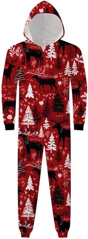 Moonight Christmas Pajamas for Family Adult Onesie Pajamas Christmas Matching Pajamas for Couples Onesie in Saudi Arabia
