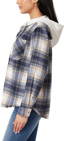 WallFlower Women's Casual Fleece and Plaid Shackets/Jackets Juniors in Saudi Arabia