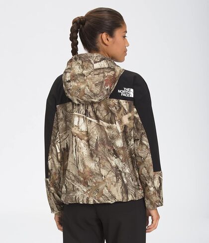 The North Face Womens Peril Wind Jacket, Kelp Tan Forest Floor Print, M in Saudi Arabia
