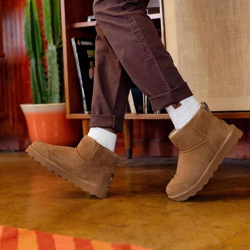 BEARPAW Men's Ace Boot Multiple Colors & Sizes | Men's Fashion Boot | Men's Slip On Boot | Comfortable Winter Boot in Saudi Arabia