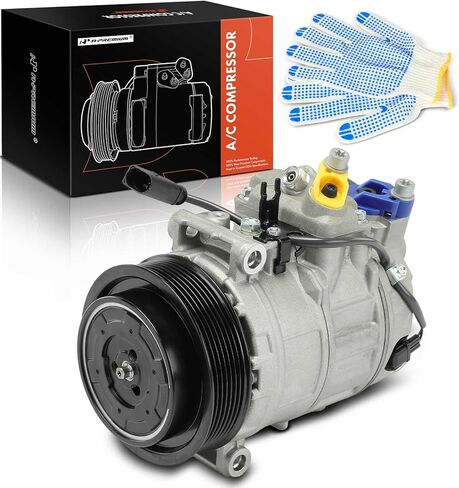 A-Premium Air Conditioner AC Compressor with Clutch Compatible with Porsche Cayenne 2017-2018 3.6L, Cayenne 2003-2006 4.5L, Cayenne 2008-2018 4.8L, Panamera 2017 in Saudi Arabia