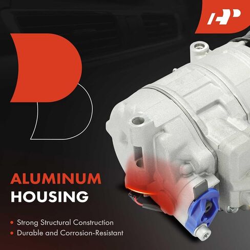 A-Premium Air Conditioner AC Compressor with Clutch Compatible with Porsche Cayenne 2017-2018 3.6L, Cayenne 2003-2006 4.5L, Cayenne 2008-2018 4.8L, Panamera 2017 in Saudi Arabia