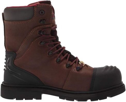 FSI FOOTWEAR SPECIALTIES INTERNATIONAL Men's 7555 Hammer 8" Carbon Toe Puncture and Slip Resistant Leather Brown Work Boots in Saudi Arabia