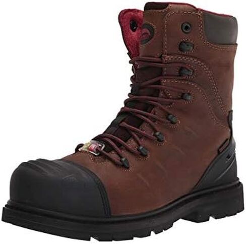 FSI FOOTWEAR SPECIALTIES INTERNATIONAL Men's 7555 Hammer 8" Carbon Toe Puncture and Slip Resistant Leather Brown Work Boots in Saudi Arabia