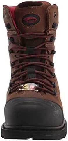 FSI FOOTWEAR SPECIALTIES INTERNATIONAL Men's 7555 Hammer 8" Carbon Toe Puncture and Slip Resistant Leather Brown Work Boots in Saudi Arabia