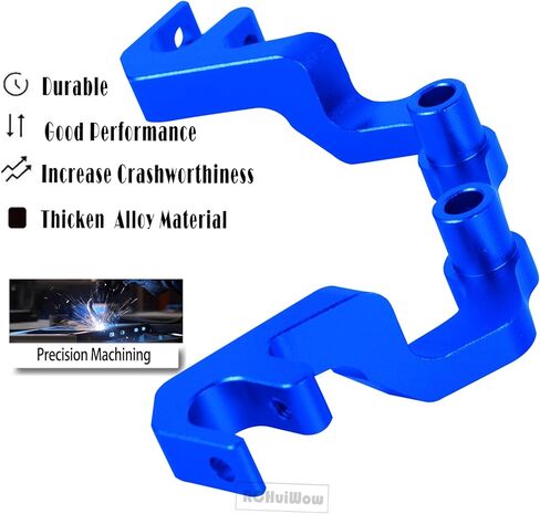 RC 7075 Front Tie Rods with Stabilizer for C Hub Upgrades Part for 1/10 Slash 4x4 LCG 4WD,Alloy Aluminium Front Tie Rods with Stabilizer Hops Up,Red in Kuwait