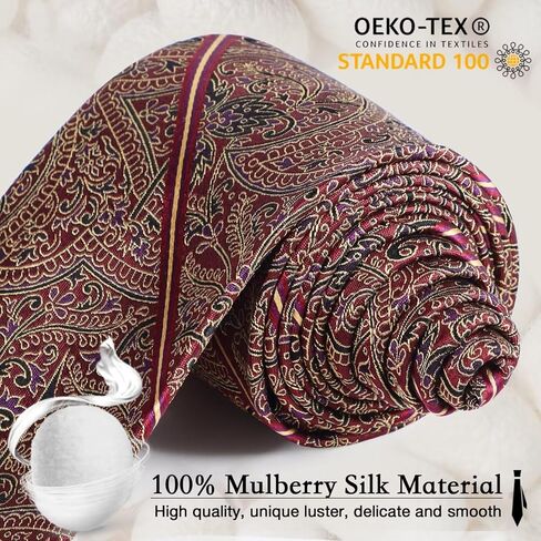 MANSPHIL 100% Silk Neckties for Men, 3.15" Wide, Plaid Striped Floral Classic Pattern Suit Ties for Wedding Business in Kuwait