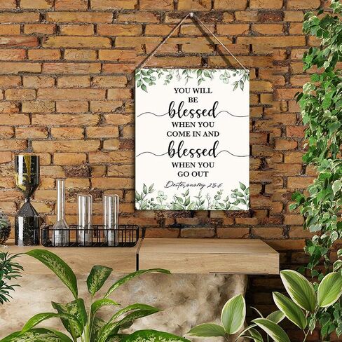 Inspirational Wall Art Be Strong And Courageous Do Not Be Afraid Boho Rainbow Wooden Hanging Sign Christian Religious Wall Decor Bible Verse Wall Art 8 x 10 Inches in Saudi Arabia