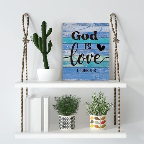 Inspirational Wall Art Be Strong And Courageous Do Not Be Afraid Boho Rainbow Wooden Hanging Sign Christian Religious Wall Decor Bible Verse Wall Art 8 x 10 Inches in Kuwait