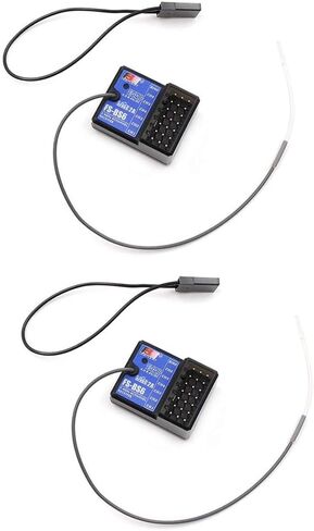GoolRC Flysky FS-BS6 Receiver 2.4Ghz 6CH AFHDS2 Receiver Compatible with Flysky FS-GT5 FS-IT4S RC Transmitter for RC Car Boat (2PCS) in Saudi Arabia