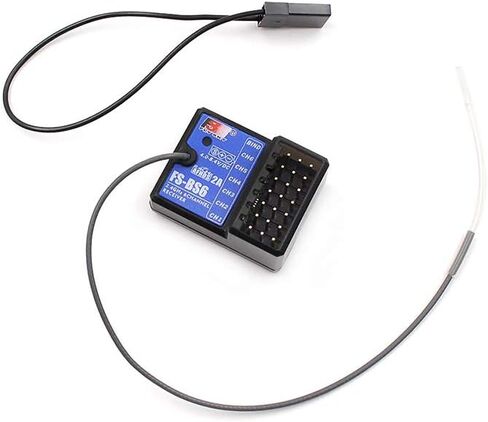 GoolRC Flysky FS-BS6 Receiver 2.4Ghz 6CH AFHDS2 Receiver Compatible with Flysky FS-GT5 FS-IT4S RC Transmitter for RC Car Boat (2PCS) in Saudi Arabia