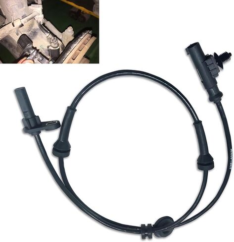 1 PC Car Wheel Speed ​​Sensor, ABS Anti-Lock Braking System Rear Left Sensor, Direct Install Standard Parts Replacement 3630050U2010, Compatible with Heyue Models (Black) in Saudi Arabia