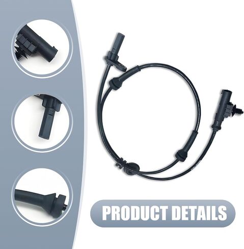 1 PC Car Wheel Speed ​​Sensor, ABS Anti-Lock Braking System Rear Left Sensor, Direct Install Standard Parts Replacement 3630050U2010, Compatible with Heyue Models (Black) in Saudi Arabia