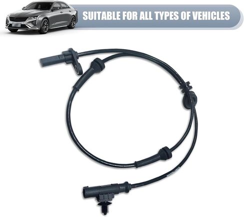 1 PC Car Wheel Speed ​​Sensor, ABS Anti-Lock Braking System Rear Left Sensor, Direct Install Standard Parts Replacement 3630050U2010, Compatible with Heyue Models (Black) in Saudi Arabia