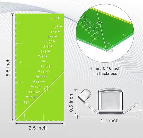 Seam Guide Ruler and Magnetic Seam Guide for Sewing Machine, Sewing Machine Accessories Kits Contains Sewing Guide Ruler and Magnetic in Saudi Arabia