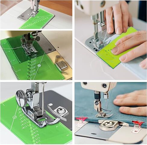 Seam Guide Ruler and Magnetic Seam Guide for Sewing Machine, Sewing Machine Accessories Kits Contains Sewing Guide Ruler and Magnetic in Saudi Arabia