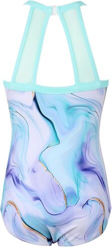 Gymnastics Leotards for Girls With Shorts Sparkly Ballet Dance Mesh Tank Activewear in Saudi Arabia