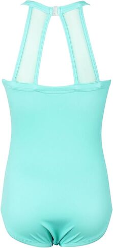 Gymnastics Leotards for Girls With Shorts Sparkly Ballet Dance Mesh Tank Activewear in Saudi Arabia