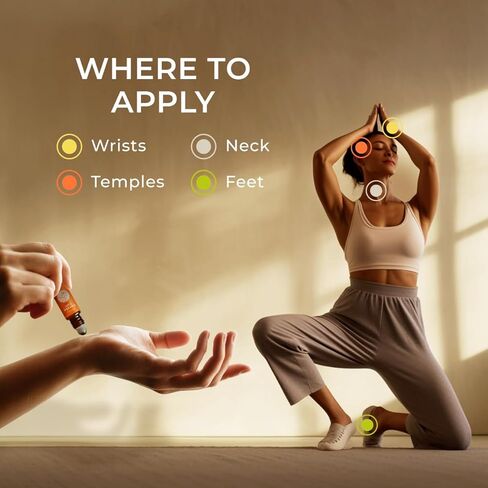 زيت أساسي لوقت النوم من Gya Labs - زيت نوم برائحة حلوة ومهدئة (0.34 أونصة سائلة) in Kuwait