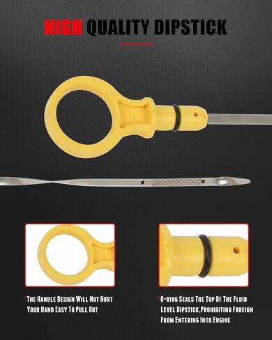 CCIYU AL3E-6750-DA Engine Oil Dipstick Replacement for 2010-2014 for Ford for F-150 6.2L 2011-2016 for Ford for F-250 for F-350 Super Duty 6.2L Dip Stick for Checking Oil Dipstick in Saudi Arabia