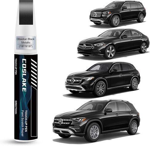Car Touch Up Paint(Polar White(149/9149)) for Mercedes-Benz, Car Paint Scratch Repair Kit, Quick & Easy Solution to Repair Car Scratches, 2 in 1 Scratch Remover Pen with Extra 1mm Fine Brush in Kuwait