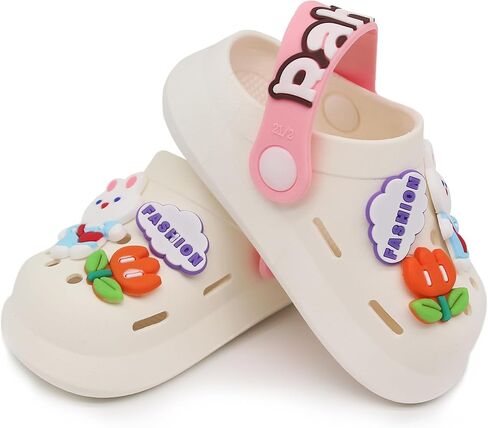 أحذية الأطفال الصغار، صنادل منزلق للأطفال من عمر 0 ​​إلى 8 سنوات، للجنسين للفتيات والفتيان، أحذية الحديقة، شرائح كرتونية، صنادل مقاومة للانزلاق، شباشب حمام السباحة للشاطئ in Kuwait