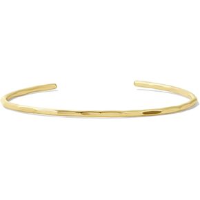 Jewelry: Hammered Cuff Bracelet for Women – Lifetime Color Guarantee – Waterproof, Non-Tarnish, Hypoallergenic, Gold PVD Coated – Perfect for Beach, Weddings, Gifts – 2 ¾" Diameter