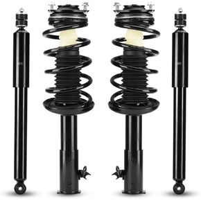 Rear and Front Complete Struts w/Coil Springs Shock Absorbers Fit for Honda Civic Sedan/Acura CSX 2006-2011 172287 172286 5609