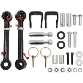 Adjustable Front Swaybar Quicker Disconnect System with 2.5" - 6" Lift For Jeep Wrangler TJ 1997-2006, For Cherokee XJ 1984-2001 Quicker Disconnect Sway Bar Links
