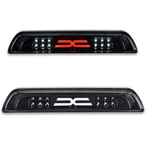 PIT66 LED 3rd Brake Light, Compatible with 2007-2018 Toyota Tundra High Mount LED 3rd Thrid Tail Cargo Brake Light Clear Lens Black Housing