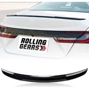 Compatible with 2025 Toyota Camry Rear Spoiler, Gloss Black Painted (OE Type) Trunk Spoiler