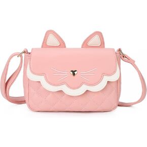 Gladdon Teen Girls Crossbody Bag Little Cute Cat Wallet for Girl Christmas Gifts Purses Birthday Gift for Girl
