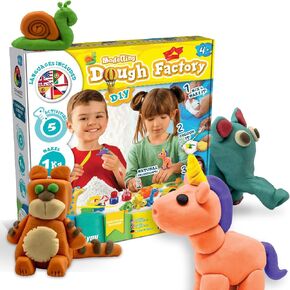 Science4you Modelling Dough Factory – Plasticine Modelling Clay Craft Kit for Kids, Make Your own Scented Play Dough 1000g Soft & Dry, Creative Toy Gift for Boys & Girls Age 4 5 6 7 8+