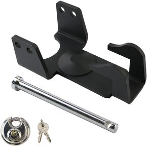 gooseneck Trailer Hitch Lock - Gooseneck Lock Model TL-50 Coupler Lock for Fifth Wheel Gooseneck Adapter, Gooseneck-Style Coupler Lock Fit for Heavy Trailers, Livestock Haulers
